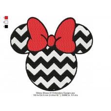 Minnie Mouse 01 Embroidery Designs
